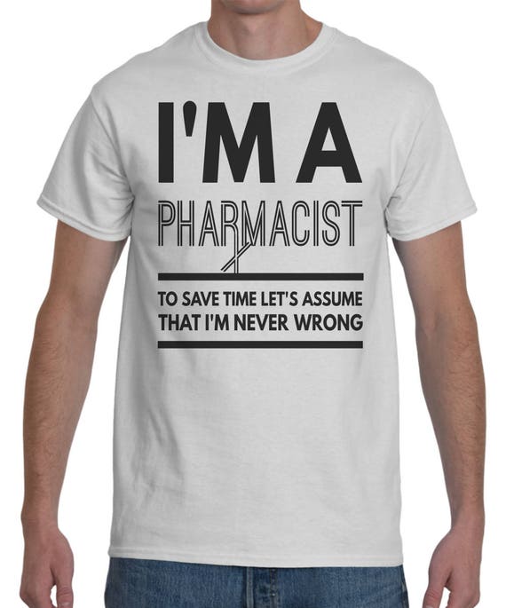 Pharmacist Shirt Unisex Pharmacist T Shirts Pharmacist | Etsy