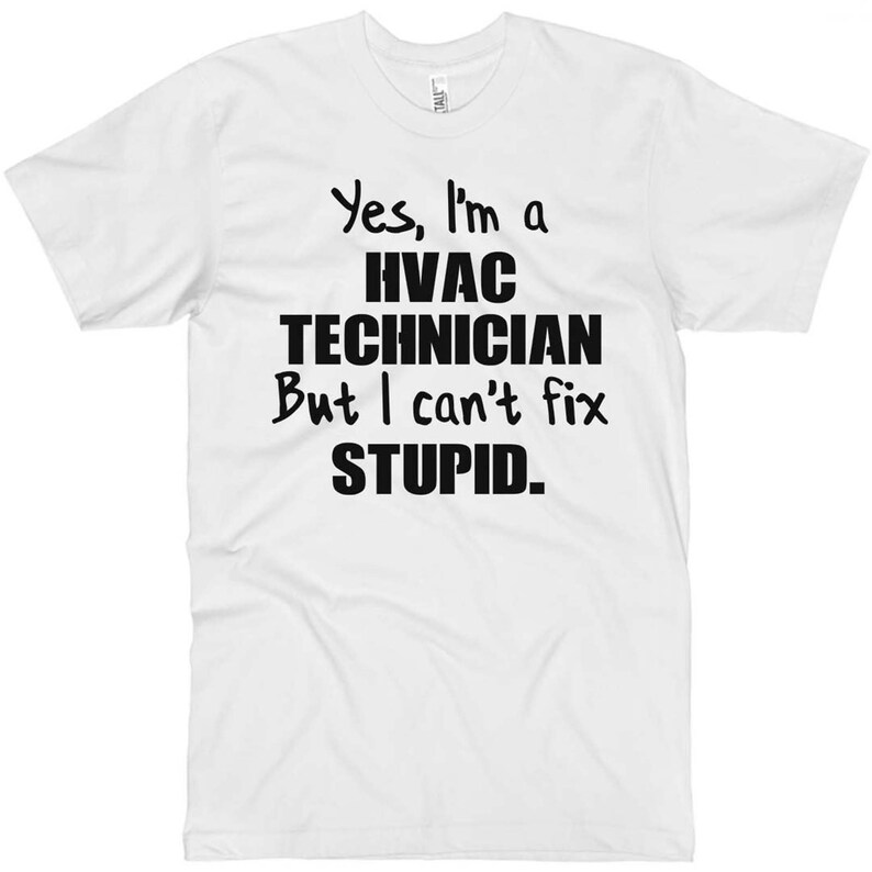 HVAC Technician Tshirt HVAC Technician Gift Ideas Hvac Etsy
