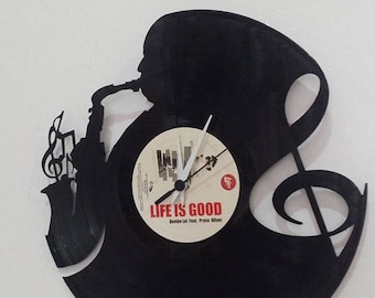 Vinyl Record Clock (Jazz Music Player)