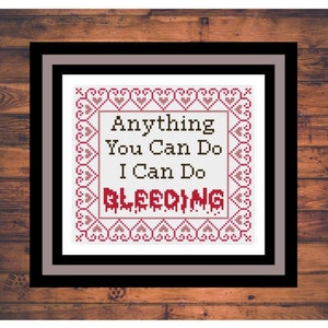 Feminist Cross Stitch Pattern - PDF - Instant Download