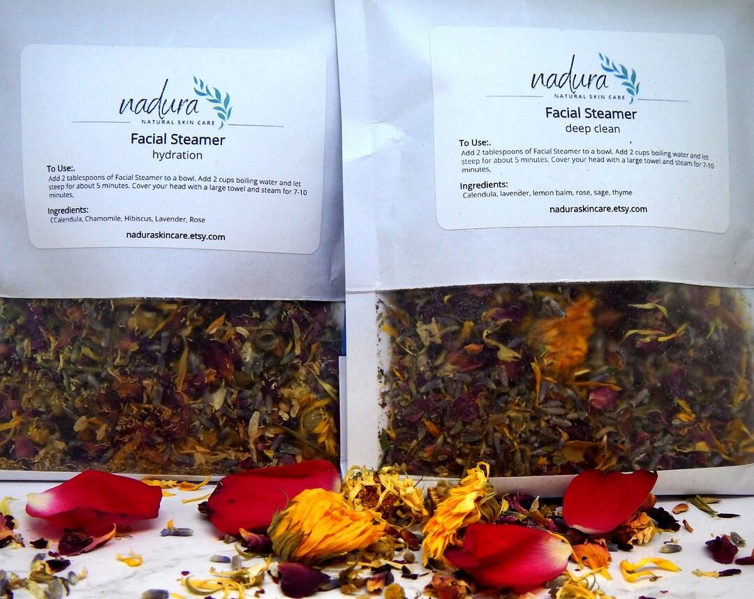 Botanical Facial Steamer Face Tea Decongestant Herbal Etsy
