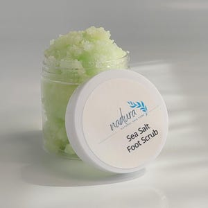 Foot Scrub, Sea Salt Scrub, Exfoliating Scrub, Moisturizing Scrub, Organic Skin Care, Natural Skin Care, Spa Day
