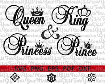 Download Queen King Crown Etsy