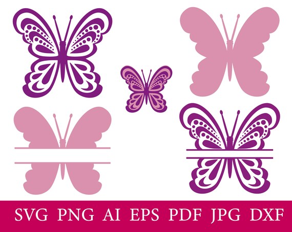 Free Free 232 Pink And Purple Butterfly Svg SVG PNG EPS DXF File