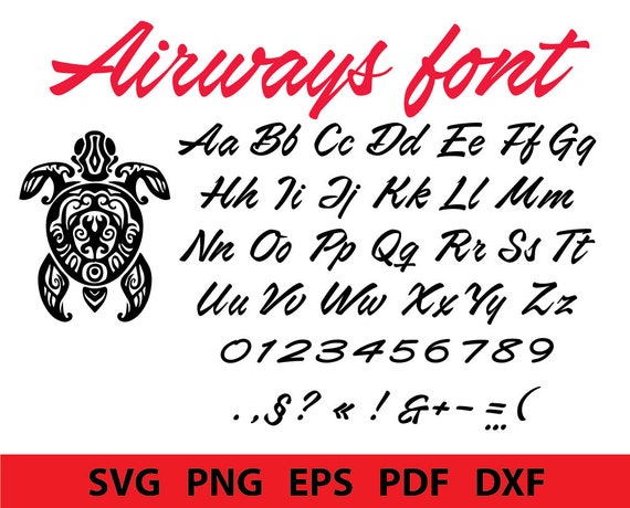 Download Calligraphy Font Svg Brush Font Svg Cursive Font Svg Script Etsy