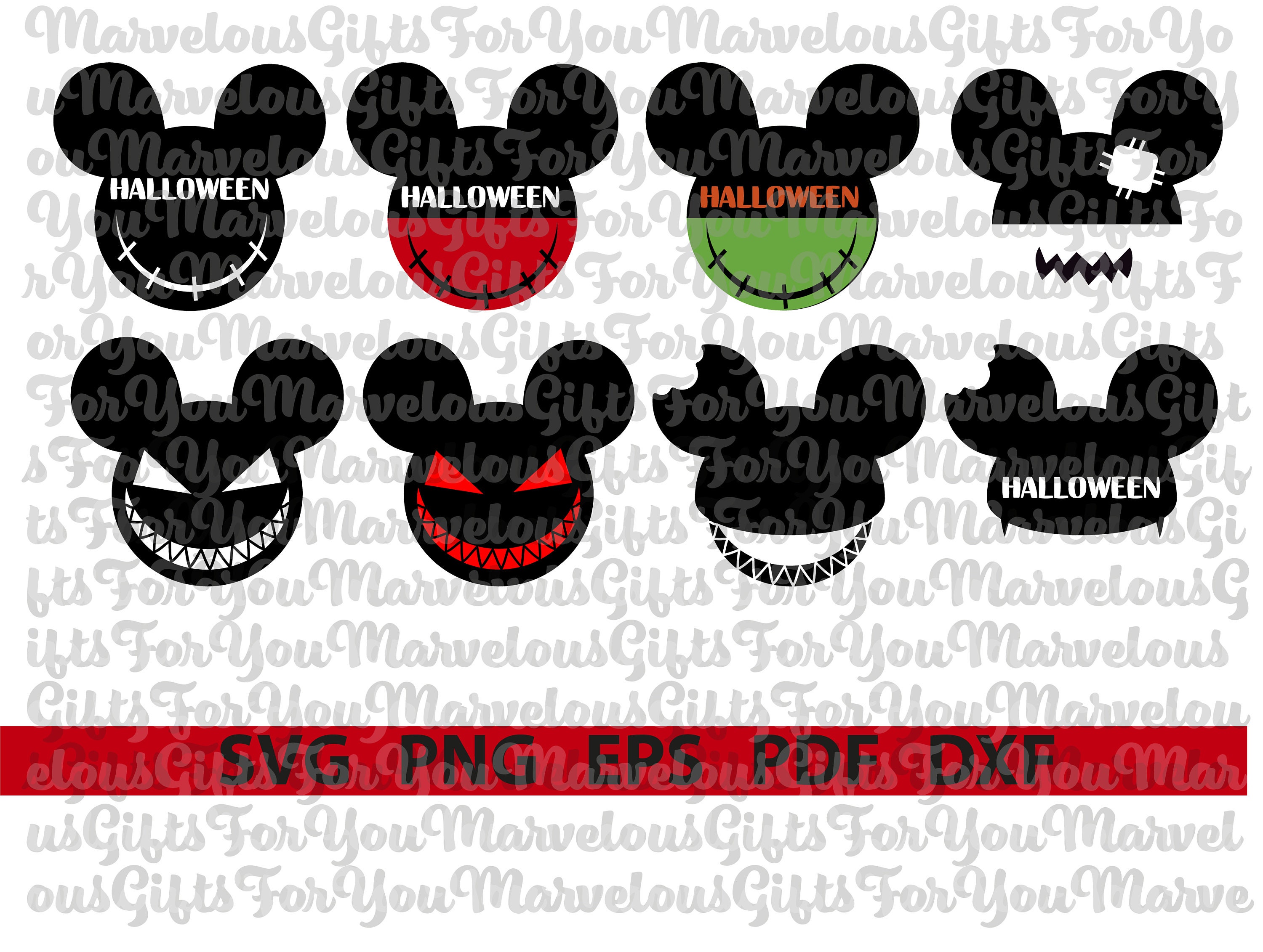Download Disney Halloween Svghalloween Mickey Svghappy Halloween Etsy