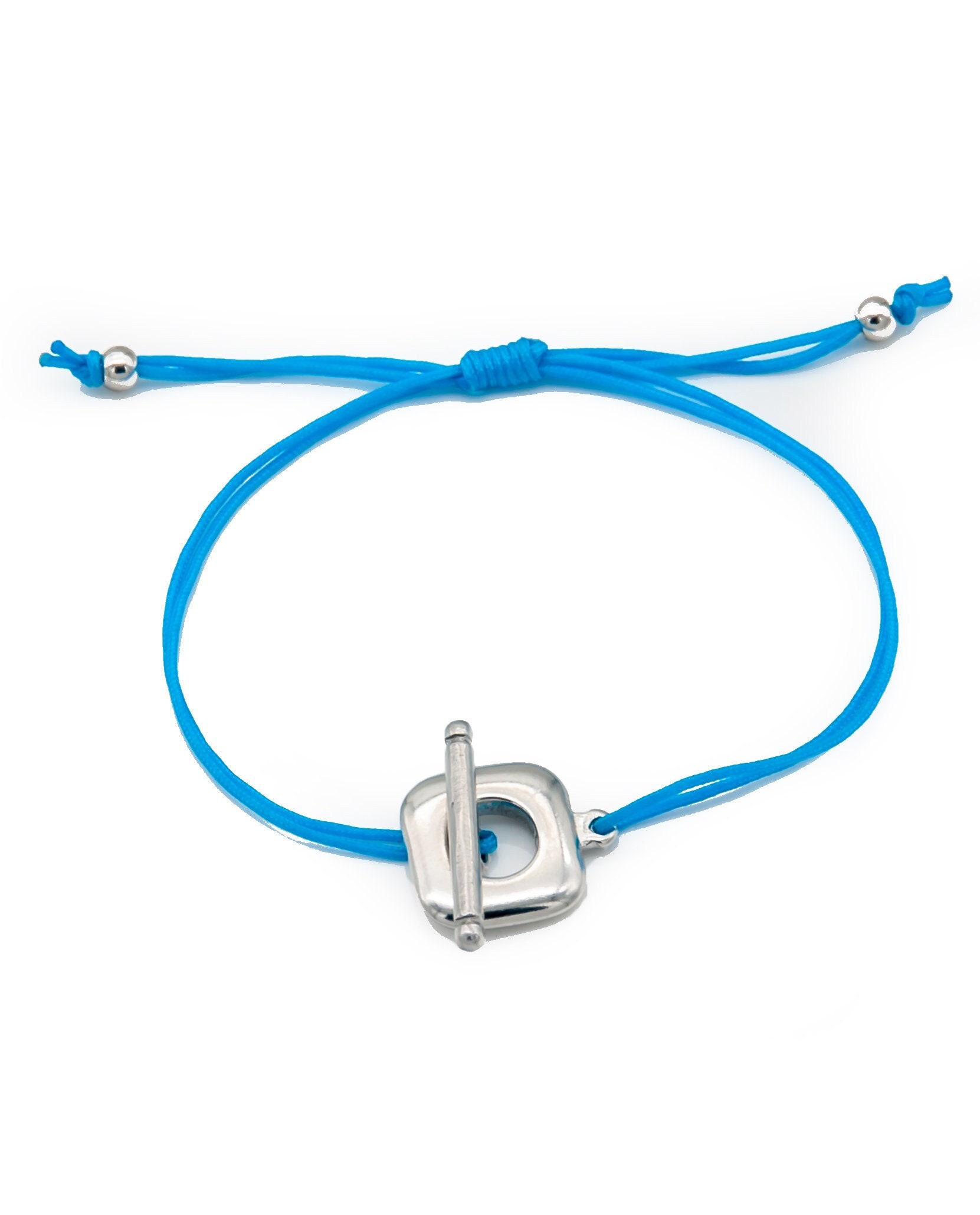 Louis Vuitton Tone Lockit Cord Bracelet in Sterling Silver