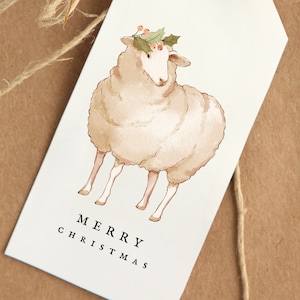 Farm Christmas Gift Tags, Farmhouse Tags