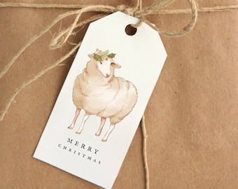 Farm Christmas Gift Tags, Farmhouse Tags