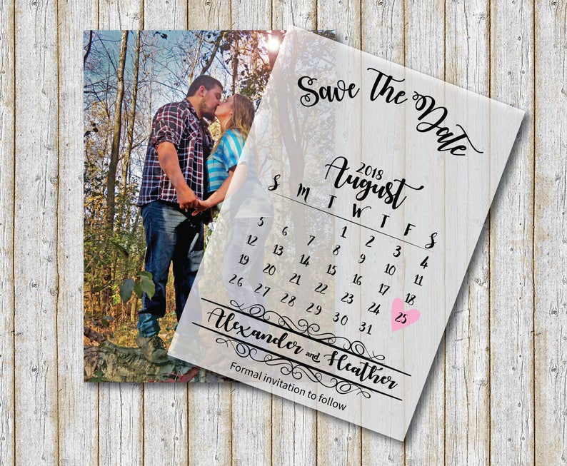Sheer Save the Date Invites
