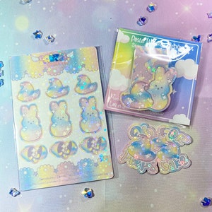 Somebunny Loves You Pack | marshmallow stickers, cute marshmallows, kawaii stickers, tumbler stickers