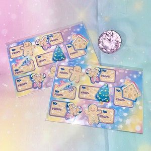 Holidays Gift Tag sticker sheet