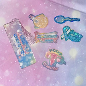 IVF journey pack | PCOS stickers, IVF stickers, infertility stickers, Kawaii stickers