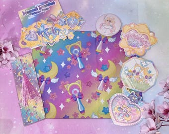 Magical Girl Package Deal | magical girls, magical girl club, magical girl stickers, mousepads