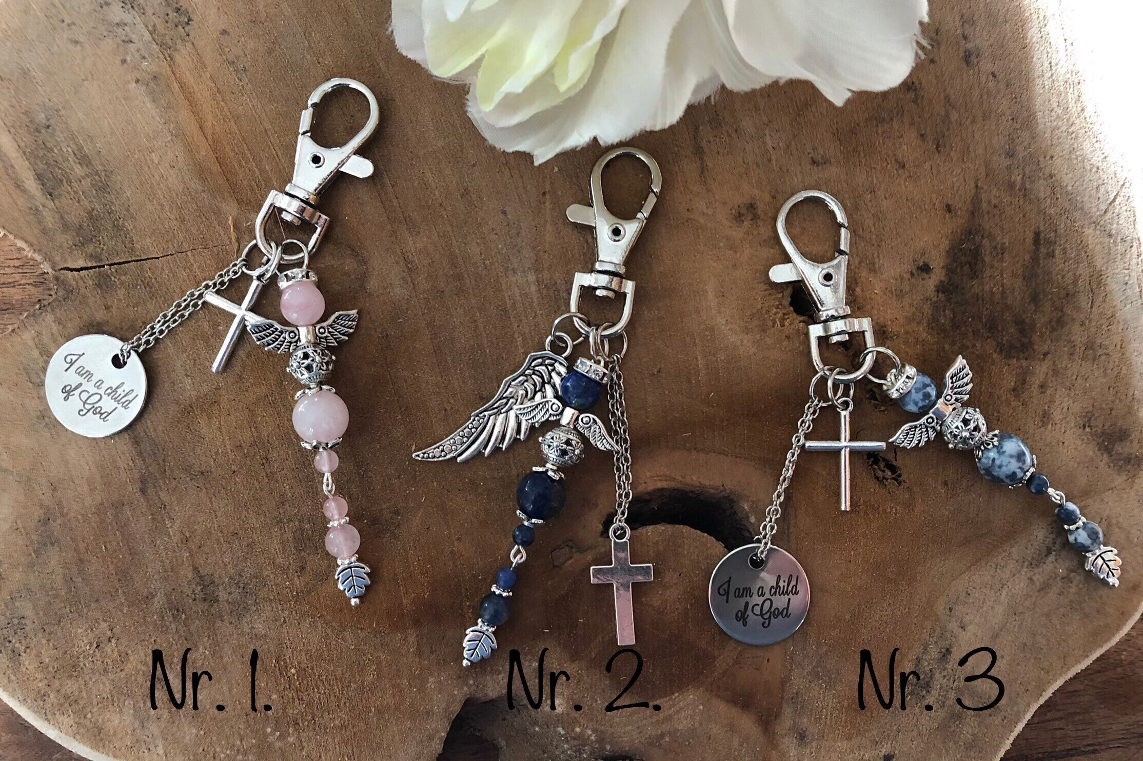 Religious christian key rings bagstakes or car hangers. Car Etsy