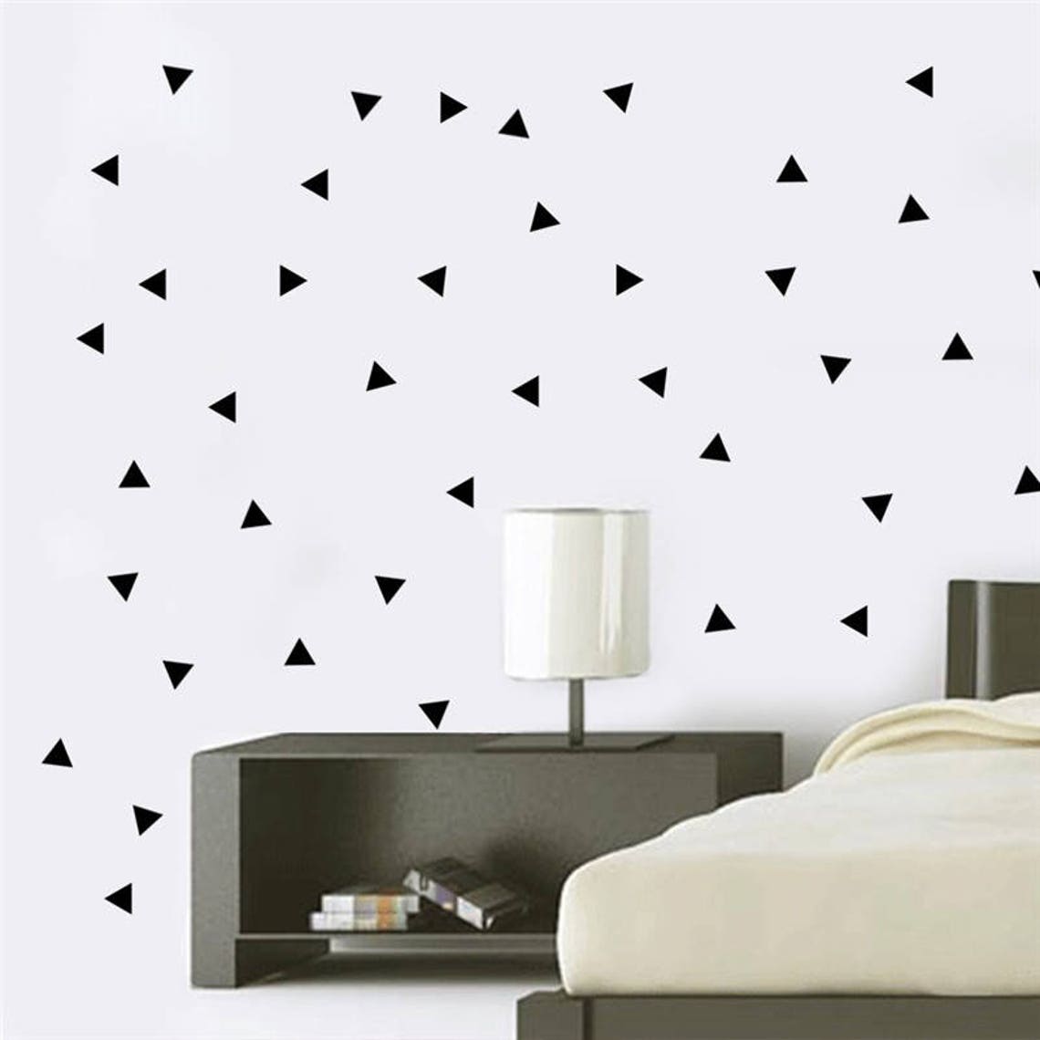 Triangle vinyl wall patternTriangle sticker. pack of 2 48 Etsy