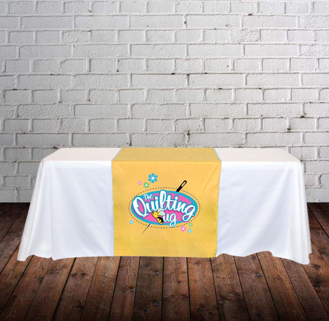 Custom Table Runner With Your Logo Custom Logo Table Runner Etsy
