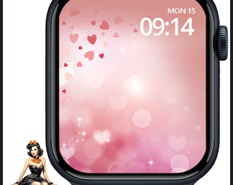 Love valentine’s day Apple Watch Face Wallpaper, Apple Watch Face, valentine Watch face, valentine Wallpaper, Wallpapers Apple Watch Face