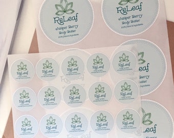 Personalised Round Stickers, Customised Vinyl Stickers, GLOSSY AVAILABLE NOW,  Logo Stickers Labels, Customised Sticker Sheet, Logo Labels
