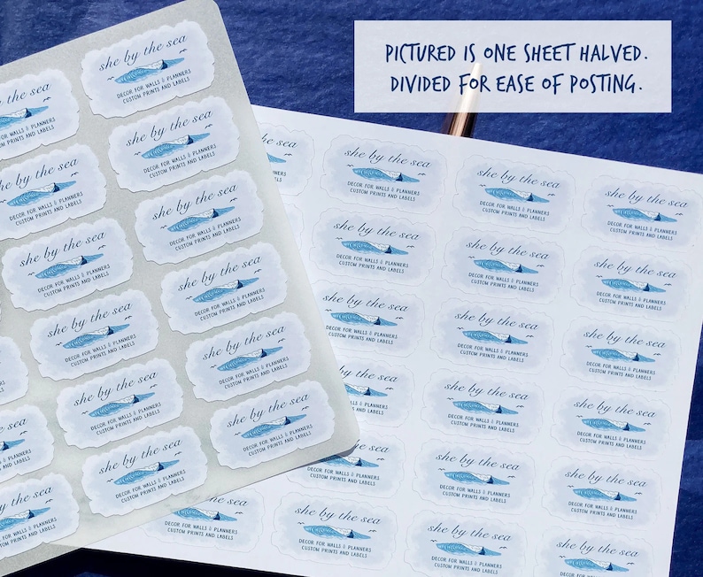 Rectangle Custom Stickers | Personalised Stickers | Square Logo Label ...