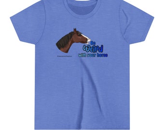 Soyez bizarre avec le t-shirt enfant de votre cheval