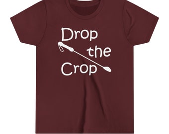 Kid's Drop the Crop Dark T-shirt