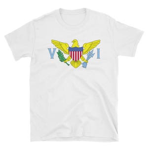 US Virgin Islands Flag Shirt / USVI / Caribbean / Leeward Islands / Tropical Paradise / USVI T-Shirt