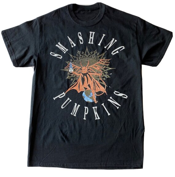 Smashing Pumpkins Devil Graphic American Rock Band