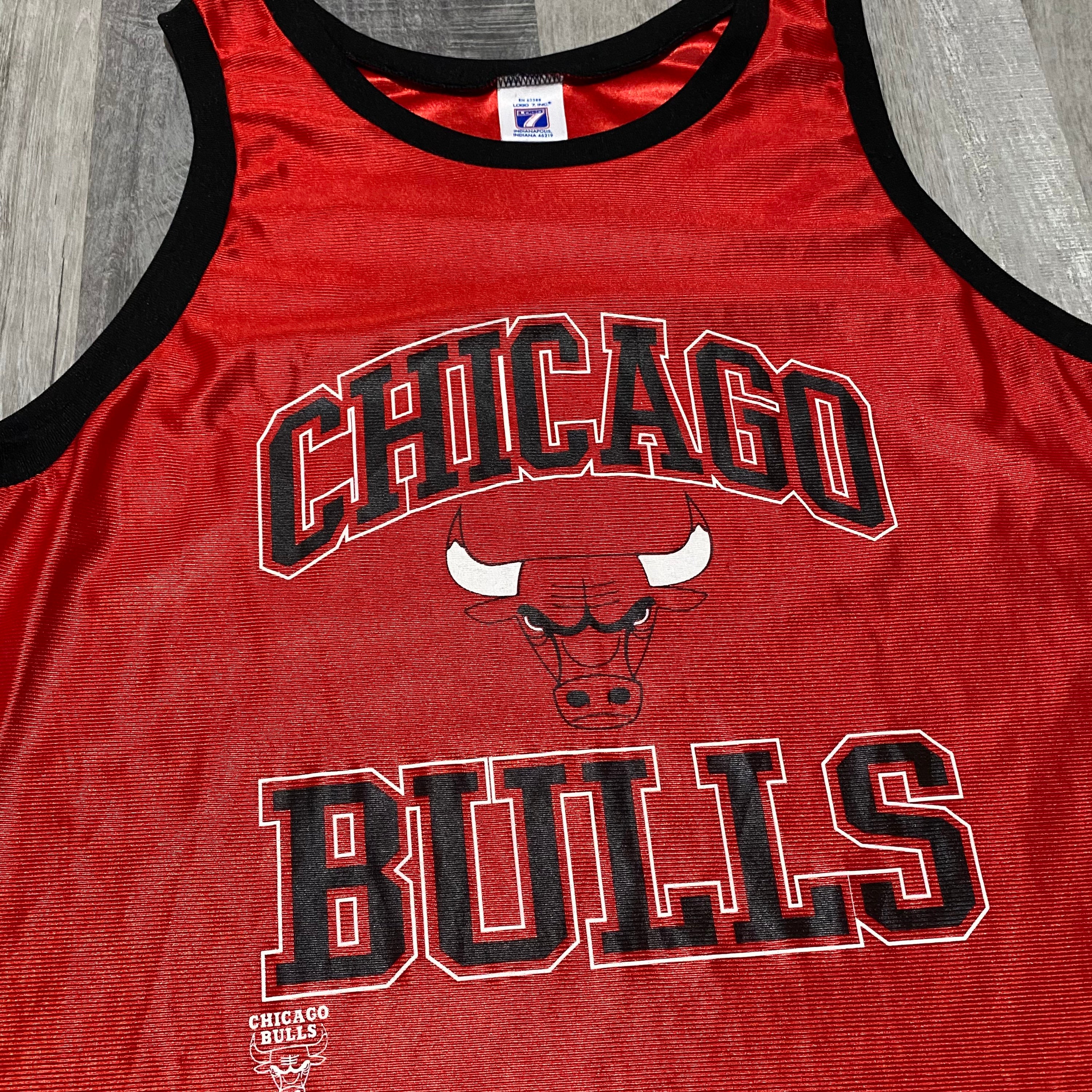 Vintage 1990s Michael Jordan Chicago Bulls Logo 7 Tank Top / -  Hong  Kong