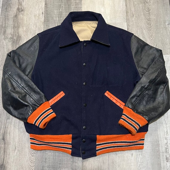 Source Men Baseball Style Grey and Royal Blue Varsity Jacket Made By Wings  Traders on m.