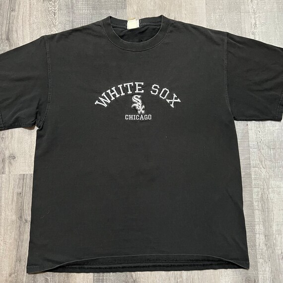 VTG Chicago White Sox Black Embroidered MLB Lee Sp