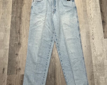 VTG Rockies Jeans Womens Light Wash Bareback High Rise Western Denim Jeans 15/16