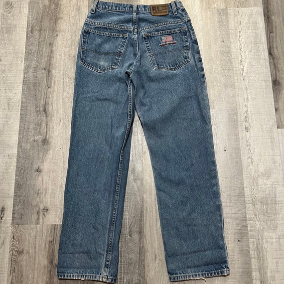 VTG Ralph Lauren Polo Jeans Co Blue Denim Embroid… - image 2