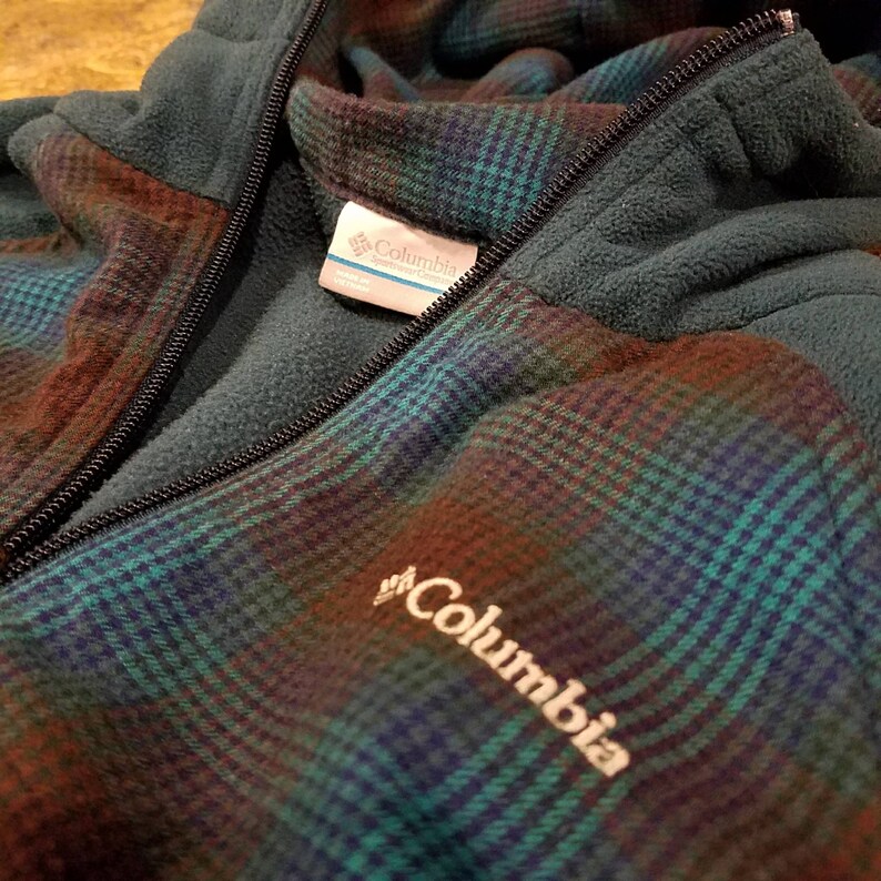 Two tone columbia zip up jacket 1010 condition