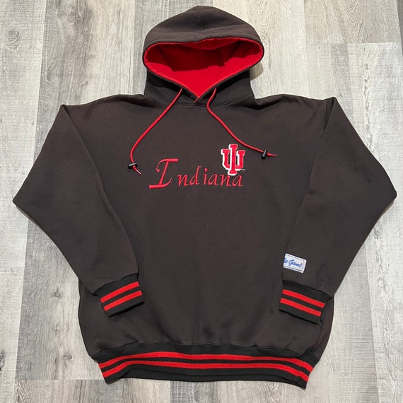 VTG The Game Indiana Hoosiers Black 90s Embroider… - image 1