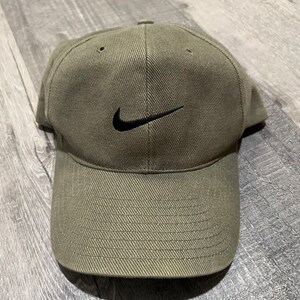 olive green nike cap