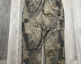 VTG Realtree Hardwoods Camouflage Pants Baggy Brown Camo Skater Grunge Hunting