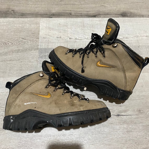 Vintage NIKE ACG Brown Leather Lace Up 90s Outdoor Hiking - Etsy 日本