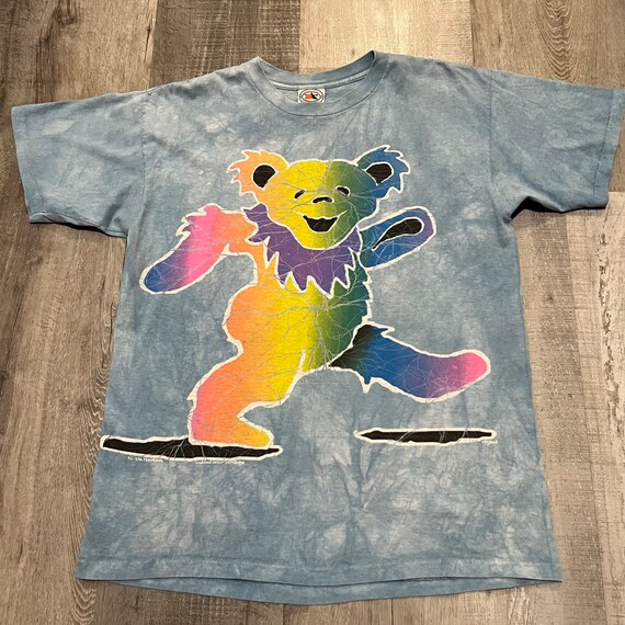 VTG Grateful Dead the Mountain 1994 Dancing Bear Blue Tie Dye