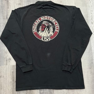 Indian Motorcycle Camisa Script Shop Para Mujer, Color Negro, Mezcla De Algodón, Bordada - 2862777, Negro -, Grande