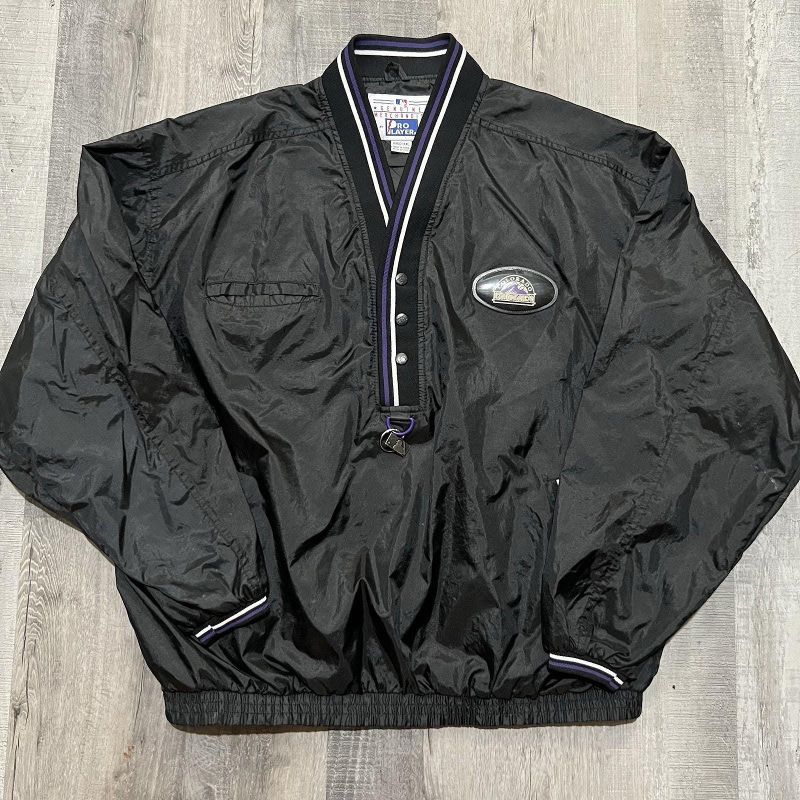 ROCKIES ジャケット ブラック Official Mens Colorado Rockies Jackets, Rockies Mens