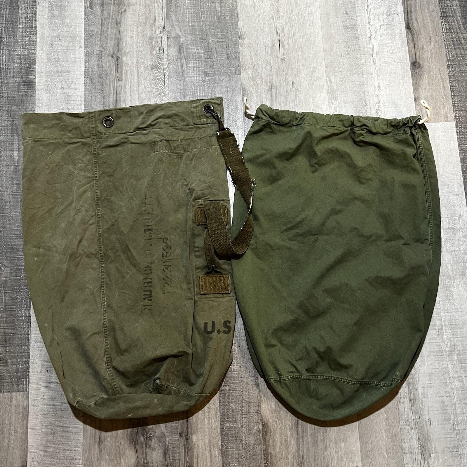 ゆ*う様 US ARMY ヴィンテージボストンバッグ オリーブグリーン キャンバ Military Vintage Green Bag Canvas - Etsy