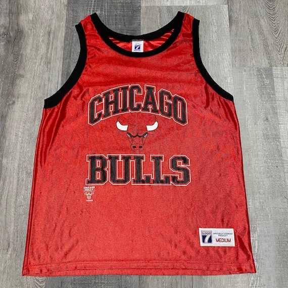 Personalized Chicago Bulls Any Name 00 90S Throwback Red Striped