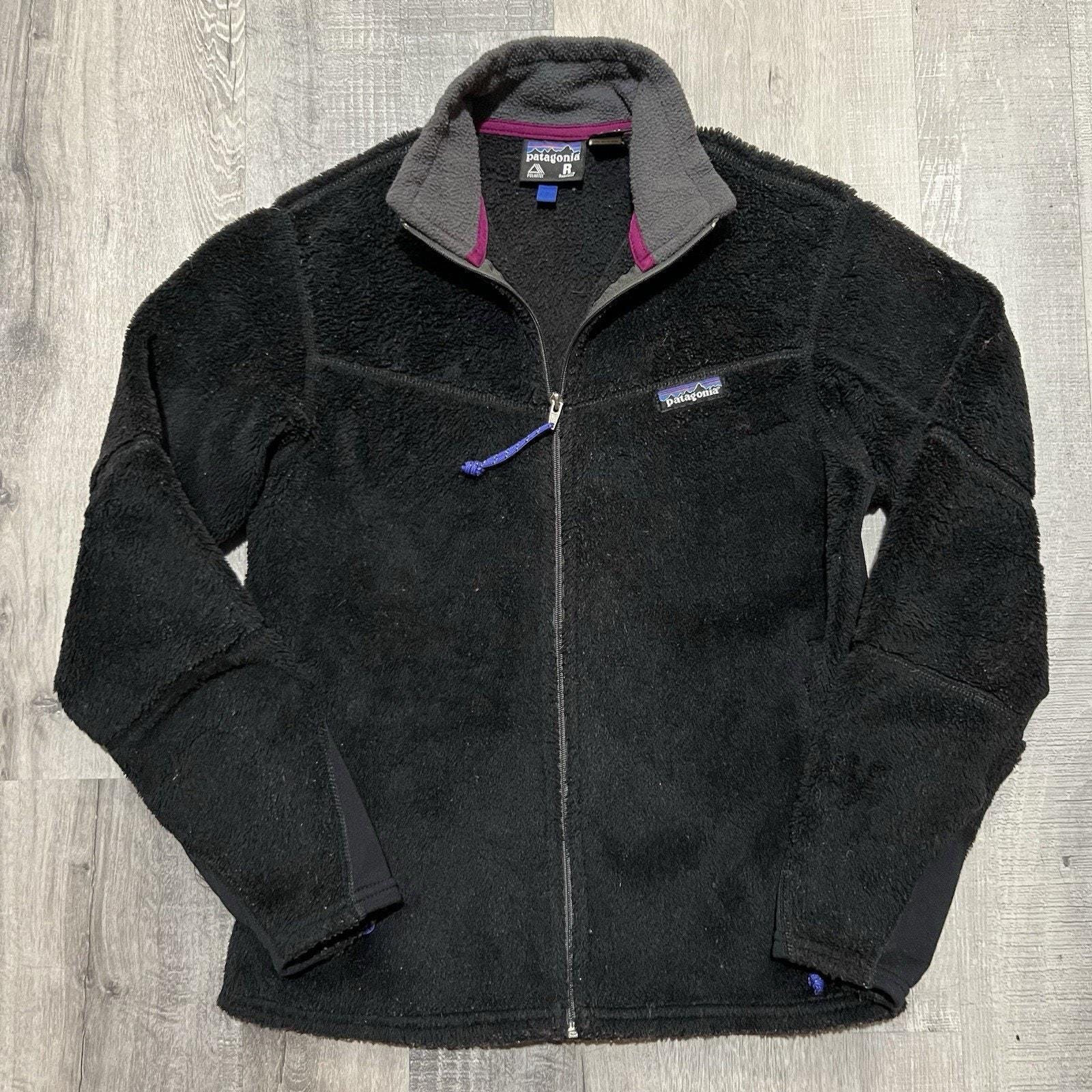 Y2K patagonia beneficialT's 企業物ブラック激レア‼︎ Vintage Patagonia Women's Size Small Black Regulator R2 Fleece