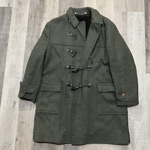 ジャケット・アウター VINTAGE BRENT WOOL DOUBLE BREASTED COAT Vintage 90 Double Breasted Navy Overcoat 100% Virgin Wool 40