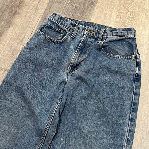 VTG Ralph Lauren Polo Jeans Co Blue Denim Embroid… - image 3