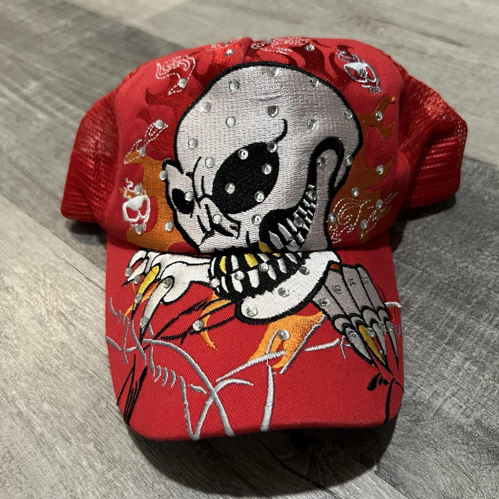 SCULPTOR ed Hardy キャップ Sculptor Ed Hardy Distressed Cap Raw - メルカリ