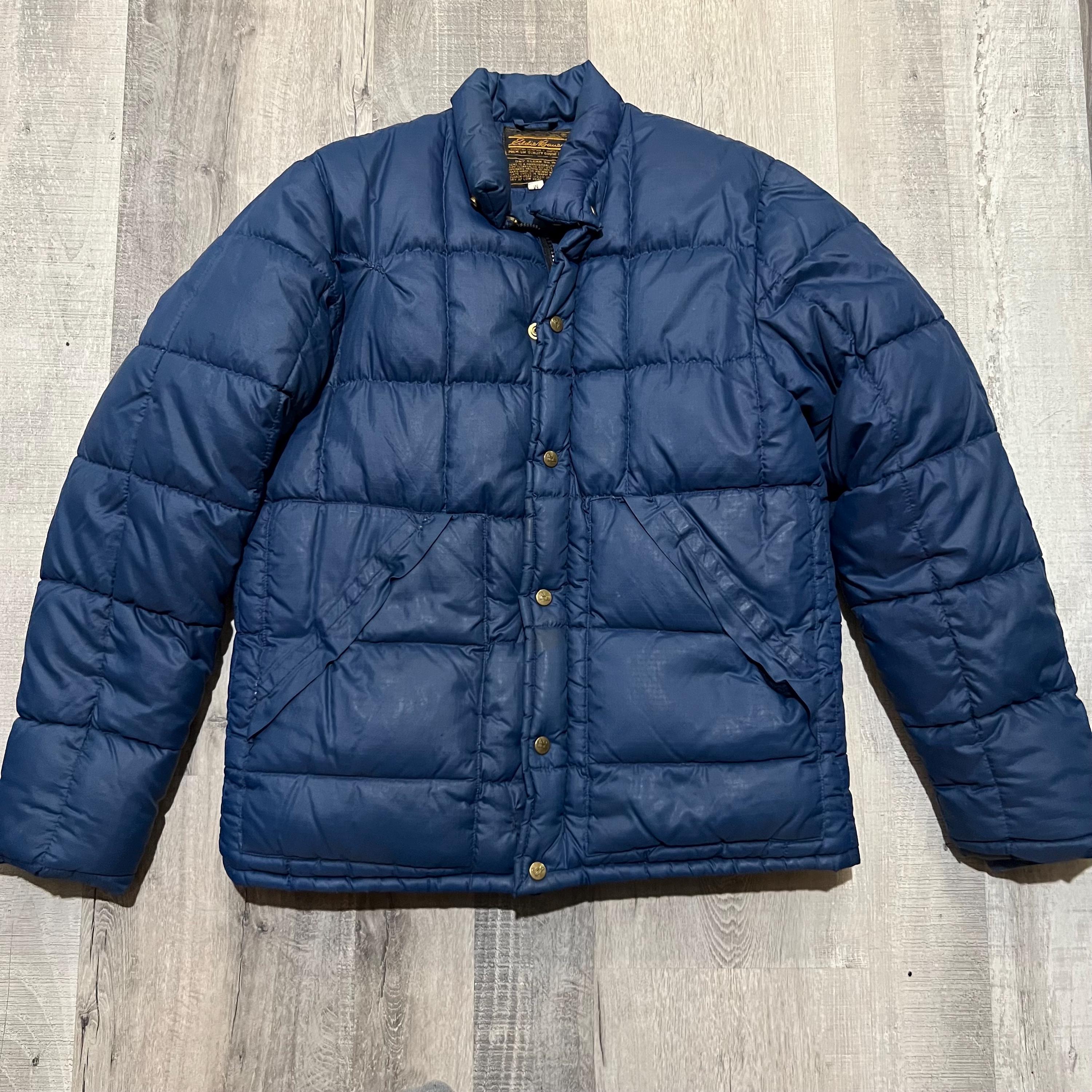 ジャケット・アウター 90s Eddie Bauer goose down puffer jacket VTG 80s 90s Eddie Bauer Goose Down Puffer Jacket Adult XL