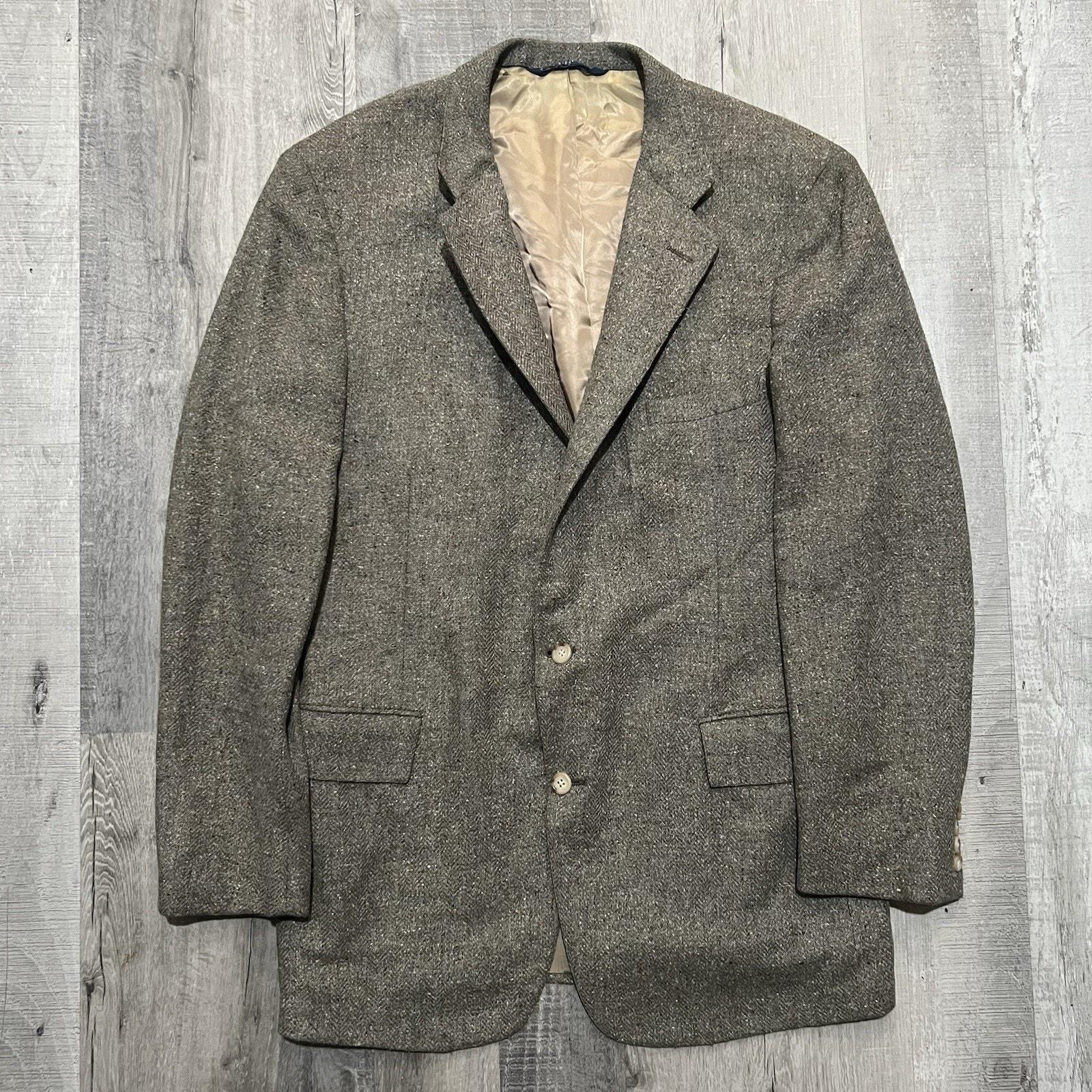 ジャケット・アウター 90s Vintage Ralph Lauren Nep Tweed Coat Vintage 90s Polo Ralph Lauren Tweed Jacket Mens L USA Made | The