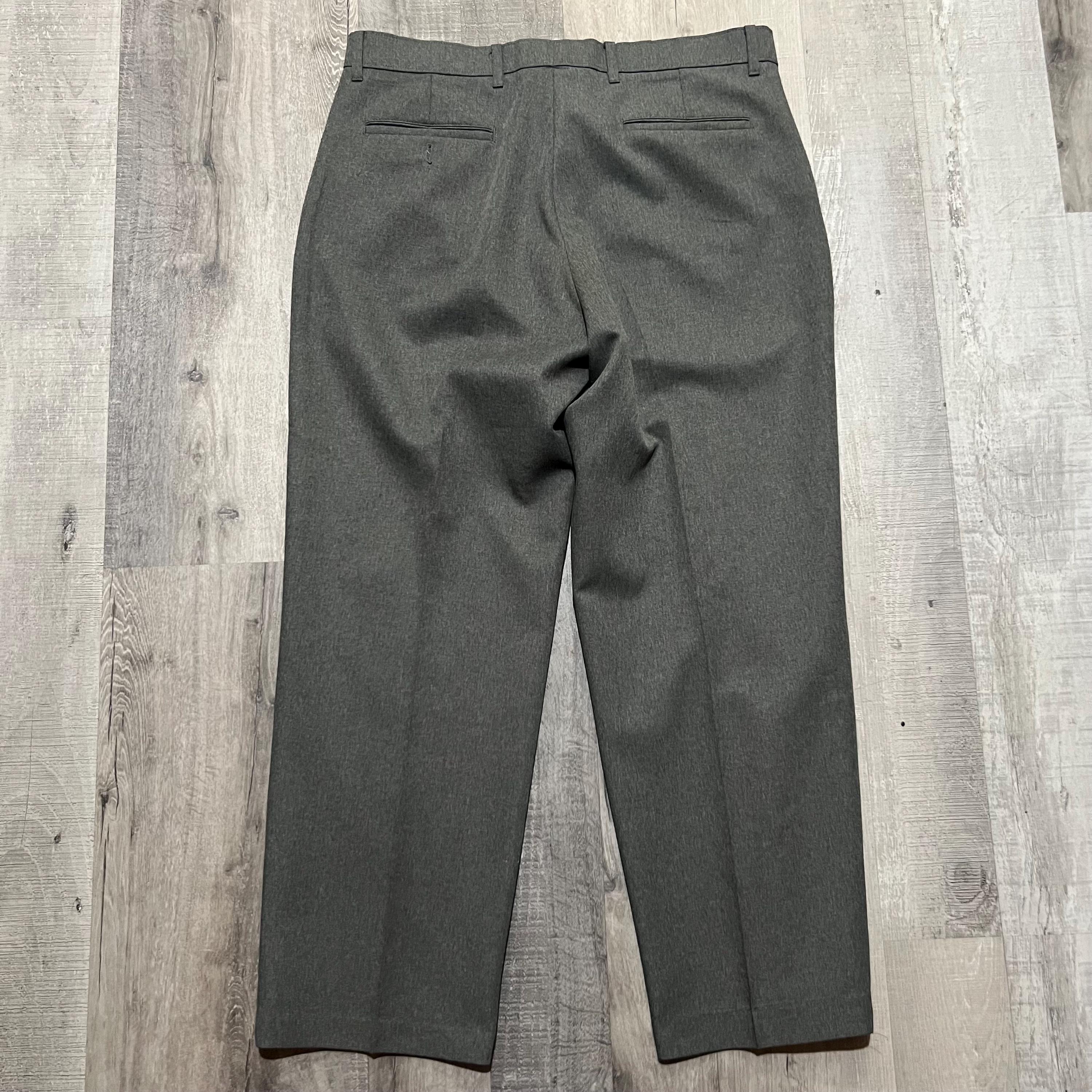 VTG Levis Sta-prest Grey Straight Leg Action Slacks 90s Trouser